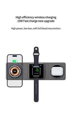 Portable Fold 15w 10w 5w Wireless Charger for Iphone OEM/ODM and Logo Customized Logo