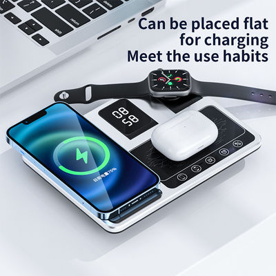 Black Fast Wireless Charger With 15W Maximum Output Power And Smart Touch Control
