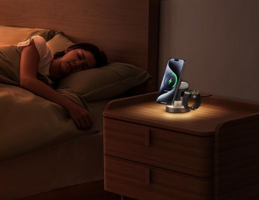 Fast 4 In 1 Portable Wireless Phone Charger Wireless Charging Station