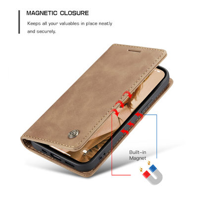 CaseMe 15 Ultra Luxury Wallet Case Card Magnetic Holder TPU Leather Back Cover For Iphone 15 Pro Phone Case