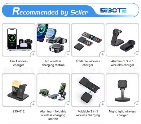 15W Maximum Output Power 3 In 1 Wireless Charger for iPhone 12 13 14 15 Type C Input Port