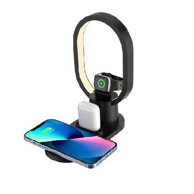 Qi Standard 15W Wireless Charger Headphone Stand 4 In 1 Wireless Charging with ABS Material