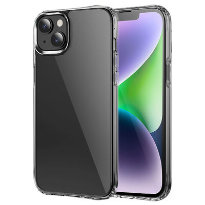 उच्च गुणवत्ता पारदर्शी 15 प्रो मैक्स कवर iphone 15 प्लस के लिए टीपीयू पीसी स्पष्ट हार्ड एक्रिलिक फोन केस